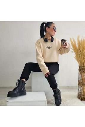 ست گرمکن قهوه ای زنانه پاچه کش دار 6 butik altı üstü butik - کد 929844529