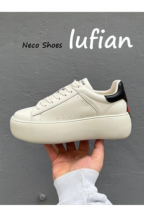 کفش اسنیکر نباتی زنانه بند دار Lufian - کد 929838286
