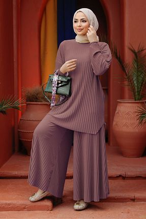 ست بالاتنه و پائین تنه رنگی زنانه بافتنی agm - کد 929840214
