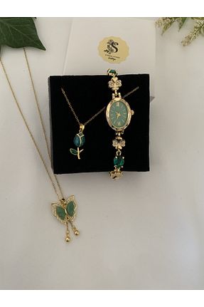 ساعت مچی سبز زنانه استل (فولاد) chaoyada - کد 924670265