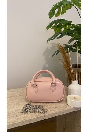 کیف دوشی صورتی زنانه چرم مصنوعی HANWOMEN BAGS - کد 929856000