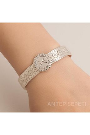 دستبند جواهر طوسی زنانه ANTEPSEPETİ - کد 929853128