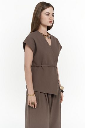 ست بالاتنه و پائین تنه قهوه ای زنانه BOHEMAİ - کد 929855936
