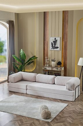 ست گوشه ای سفید 180 x 200 Dekoport - کد 928035395