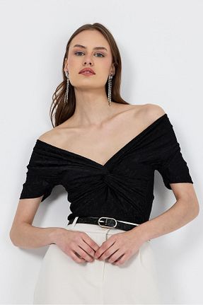 بلوز مشکی زنانه ساده Rays - کد 929870810