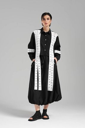پیراهن مشکی زنانه رگولار tw3 - کد 929876331