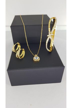 ست استیل طلائی زنانه استیل (فولاد) SONES - کد 835555846