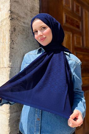 شال سرمه ای زنانه پلی استر Pierre Cardin - کد 929879540
