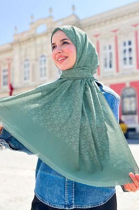 شال سبز زنانه پلی استر Pierre Cardin - کد 929879564