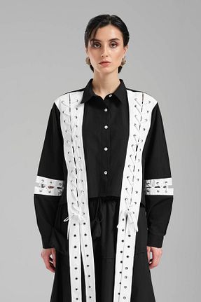 پیراهن مشکی زنانه رگولار tw3 - کد 929876331