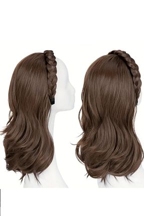 کلاه گیس قهوه ای زنانه CAŞ DEKORASYON - کد 862204509