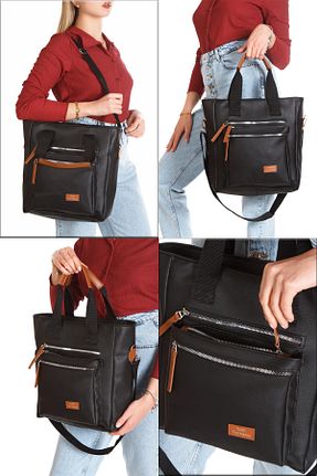کیف دوشی مشکی زنانه چرم مصنوعی Av A Dos - کد 922994208