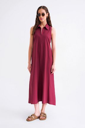لباس زرشکی زنانه بافتنی Mixray - کد 929889111