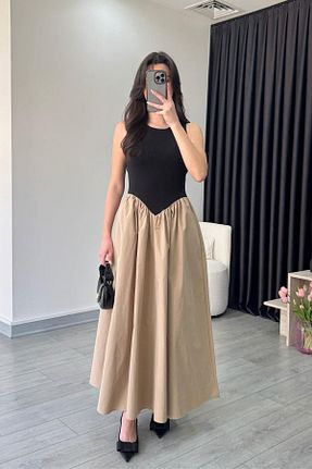 لباس مشکی زنانه بافتنی ECEMİ - کد 929881949
