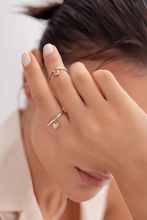 انگشتر نقره متالیک زنانه زیرکن Pure Love ATELIER - کد 929857476