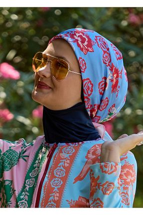 دستمال گردن رنگی پلی استر Mayovera - کد 929888305
