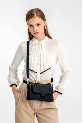 کیف دوشی مشکی زنانه پارچه ای Smart Bags - کد 129994684
