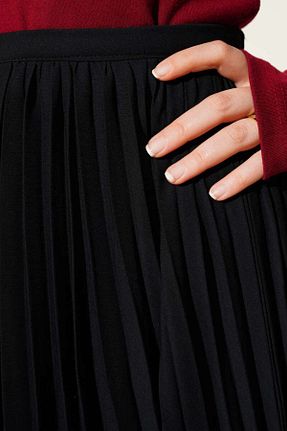 دامن مشکی زنانه ساده TrendParis - کد 929885522