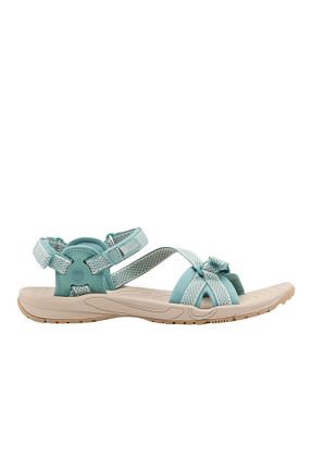 صندل فیروزه ای زنانه پاشنه تخت Jack Wolfskin - کد 924177263