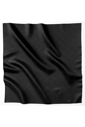 روسری مشکی پنبه پلی استر Aker - کد 814894298