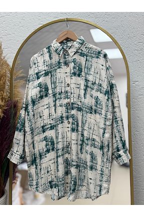 پیراهن حجاب سبز رگولار Ebrar Store - کد 929891496