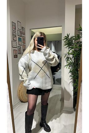 پلیور نباتی زنانه Baklava Acar Boutique - کد 929892835
