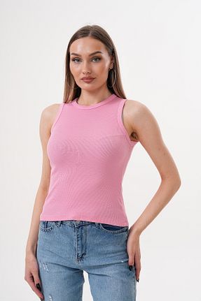 بلوز صورتی زنانه ساده Pinpery - کد 929926457