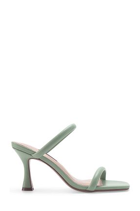 دمپائی سبز زنانه چرم مصنوعی Nine West - کد 807772543