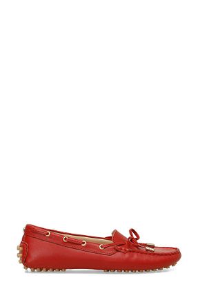کفش لوفر قرمز زنانه پاشنه کوتاه (1 - 4 سانتی متر) Nine West - کد 922899537