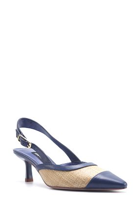 کفش پاشنه بلند کلاسیک سرمه ای زنانه EVA / PVC Nine West - کد 899657850