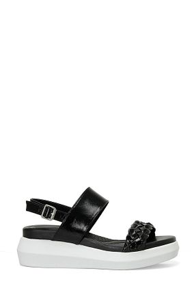 صندل مشکی زنانه پاشنه پر Nine West - کد 827732839