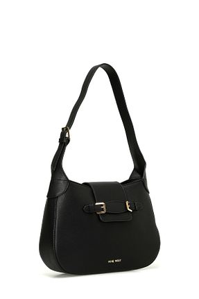 کیف دوشی مشکی زنانه پارچه ای Nine West - کد 873854264