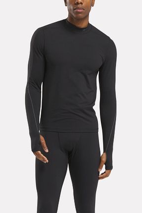 سوئیشرت مشکی مردانه چاپی Reebok - کد 922373895