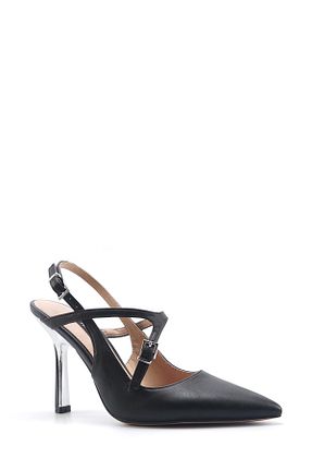 کفش پاشنه بلند کلاسیک مشکی زنانه چرم مصنوعی Nine West - کد 899657828