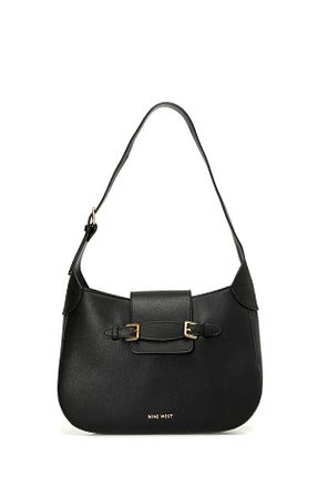 کیف دوشی مشکی زنانه پارچه ای Nine West - کد 873854264