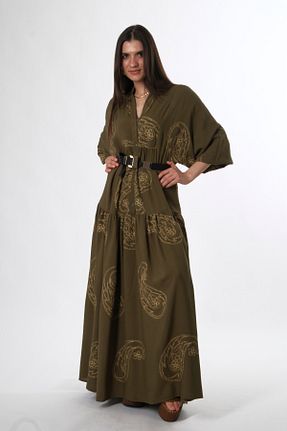 لباس خاکی زنانه بافتنی ABBRA - کد 929931585