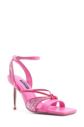 کفش پاشنه بلند کلاسیک صورتی زنانه چرم مصنوعی Nine West - کد 832866036