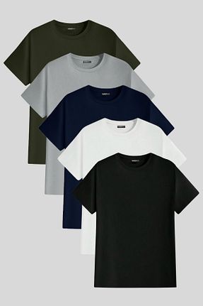 تیشرت مشکی مردانه رگولار GENIUS STORE - کد 929943077