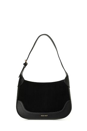 کیف دوشی مشکی زنانه چرم مصنوعی Nine West - کد 873854260