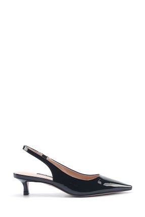 کفش پاشنه بلند کلاسیک مشکی زنانه چرم Nine West - کد 894029632