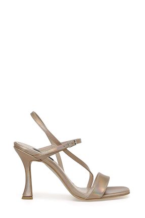 صندل بژ زنانه پاشنه نازک Nine West - کد 747498248