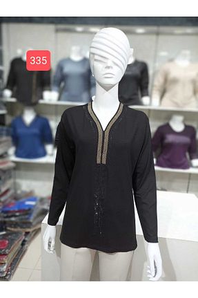 بلوز مشکی زنانه چینی ENDESTORE - کد 929934306