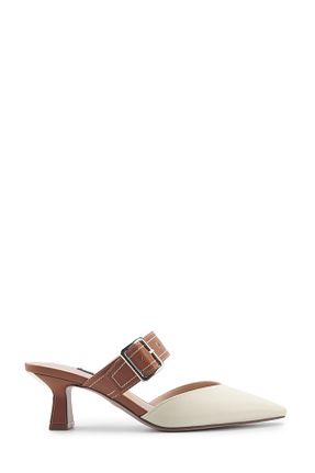 دمپائی بژ زنانه چرم مصنوعی Nine West - کد 904262882