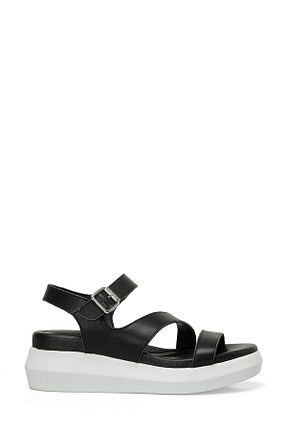 صندل مشکی زنانه پاشنه تخت Nine West - کد 816304299