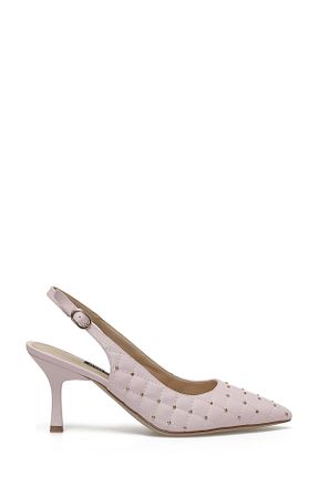 کفش پاشنه بلند کلاسیک صورتی زنانه چرم مصنوعی Nine West - کد 778836929