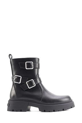 بوت / نیم بوت مشکی زنانه چرم مصنوعی Nine West - کد 860179307