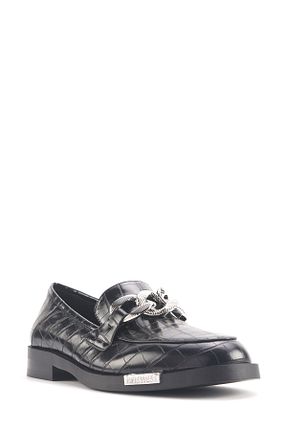 کفش لوفر مشکی زنانه چرم مصنوعی Nine West - کد 860130695
