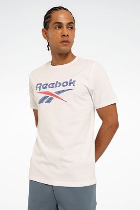 تیشرت سفید مردانه اسلیم فیت Reebok - کد 922648887