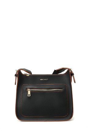کیف دوشی مشکی زنانه چرم مصنوعی Nine West - کد 846860891