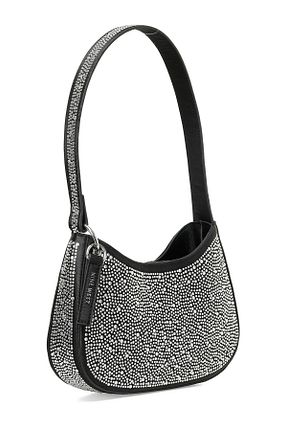 کیف دوشی مشکی زنانه چرم مصنوعی Nine West - کد 894015242